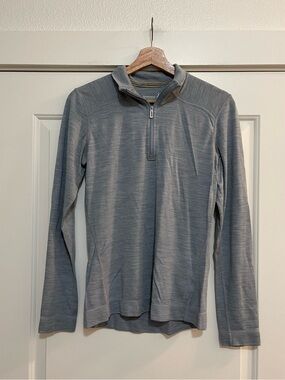 Smartwool merino wool quarter-zip pullover